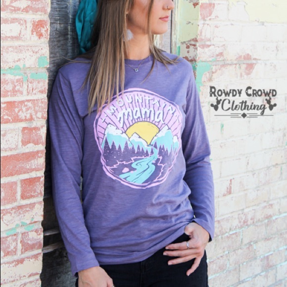 💜Mountain Mama Lavender LongSleeve💜 - Picture 4 of 6